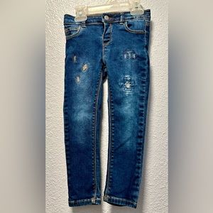 Zara Kids Blue Distressed Jeans